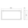 Console plan de toilette